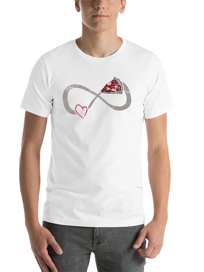 Pizza Infinity Heart T-Shirt