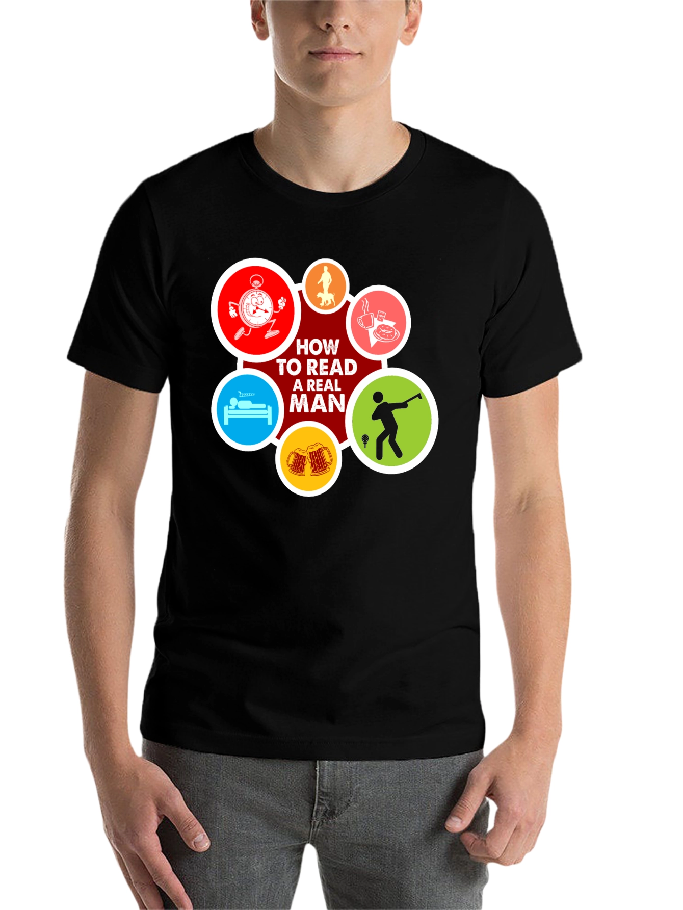 How To Read A Real Man Graphic Tee