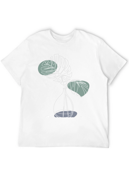 Modern Monstera Plant Graphic T-Shirt