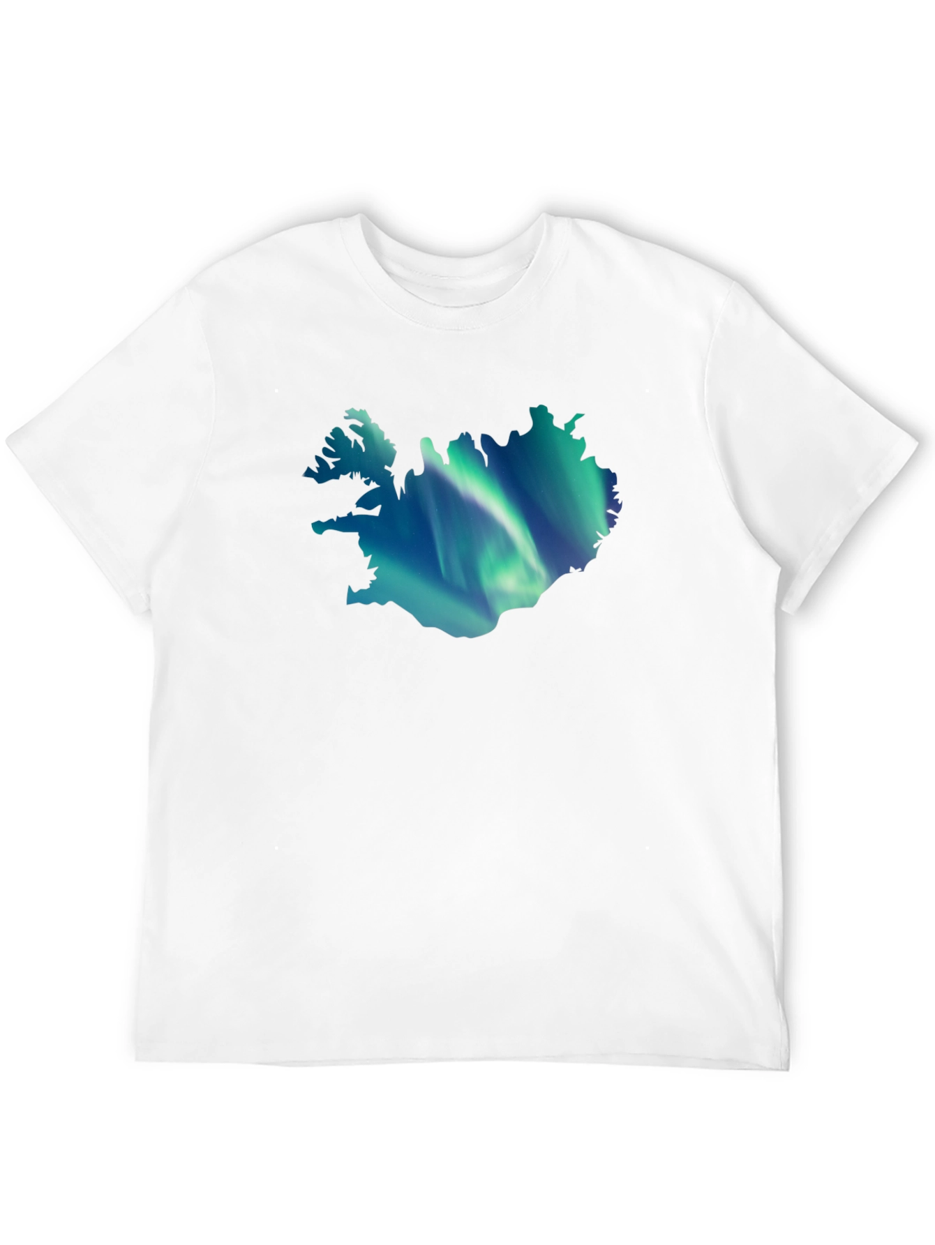 Iceland Aurora Graphic Tee - Mens Black T-Shirt