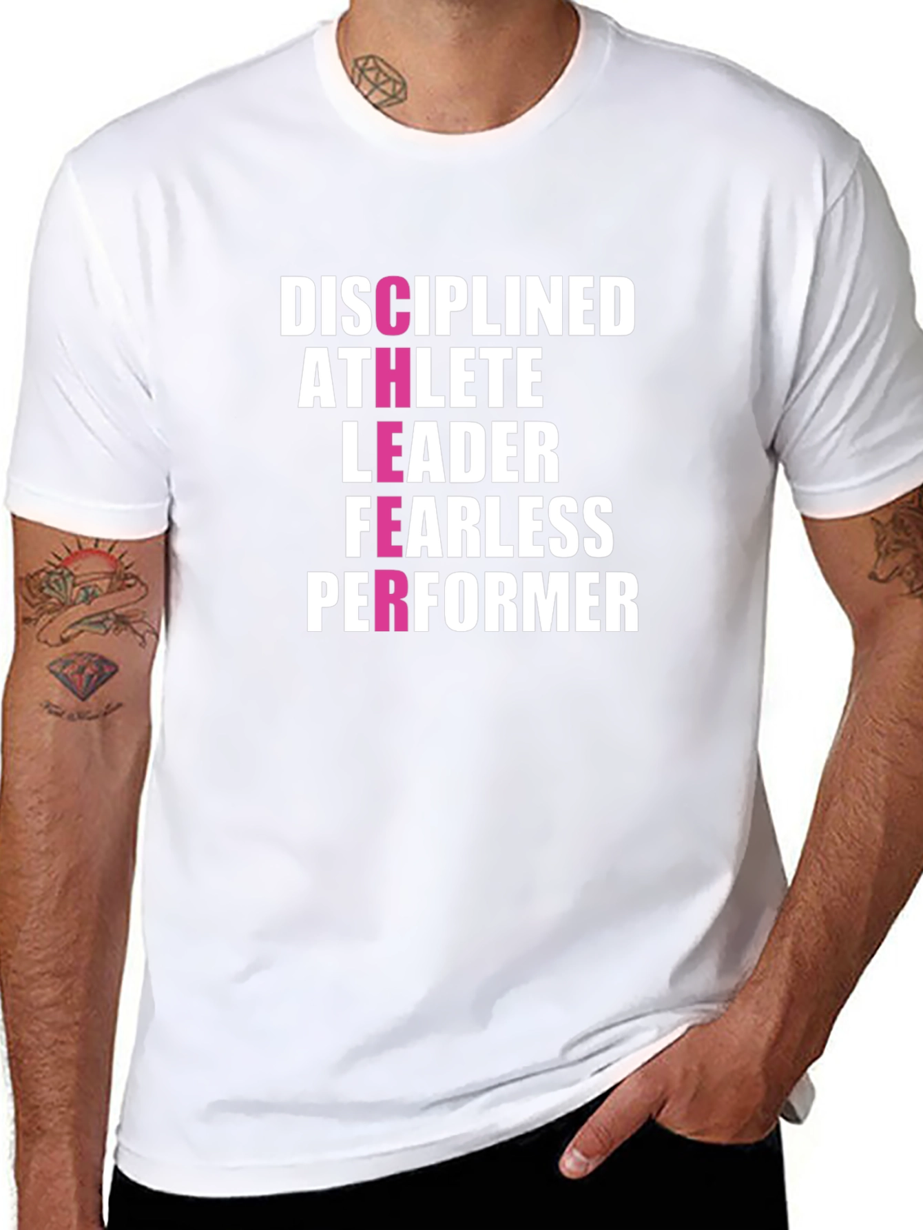 Disciplined Athlete Leader T-Shirt - Motivational