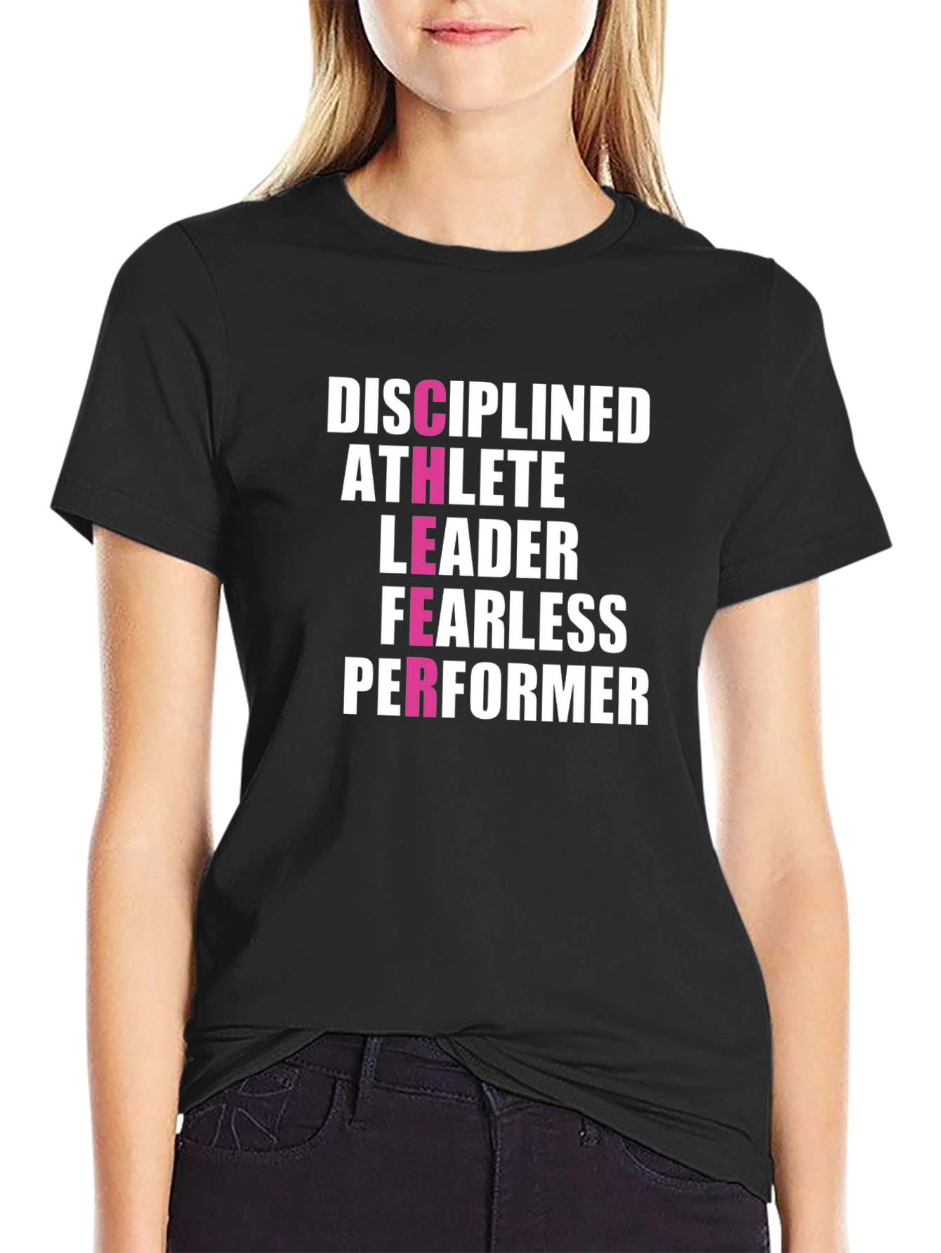 Disciplined Athlete Leader T-Shirt - Motivational