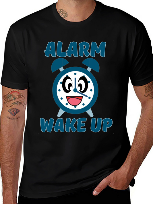 Alarm Wake Up Graphic T-Shirt
