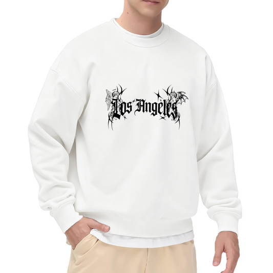 Gothic Los Angeles Angel Demon Street Crewneck Sweatshirt
