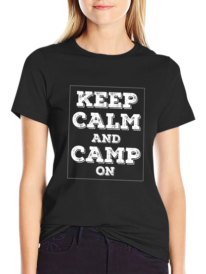 Keep Calm and Camp On T-Shirt