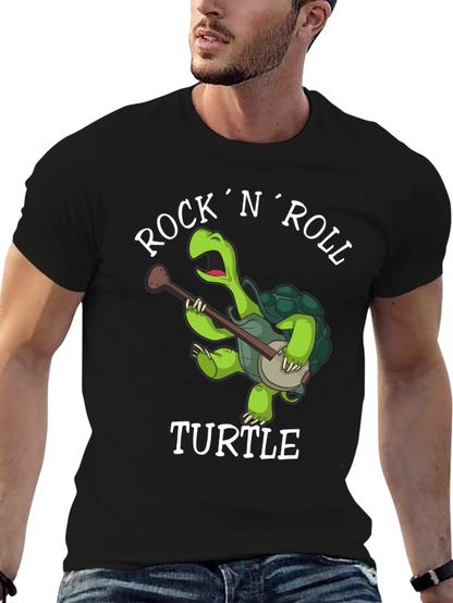 Rock N Roll Turtle T-Shirt