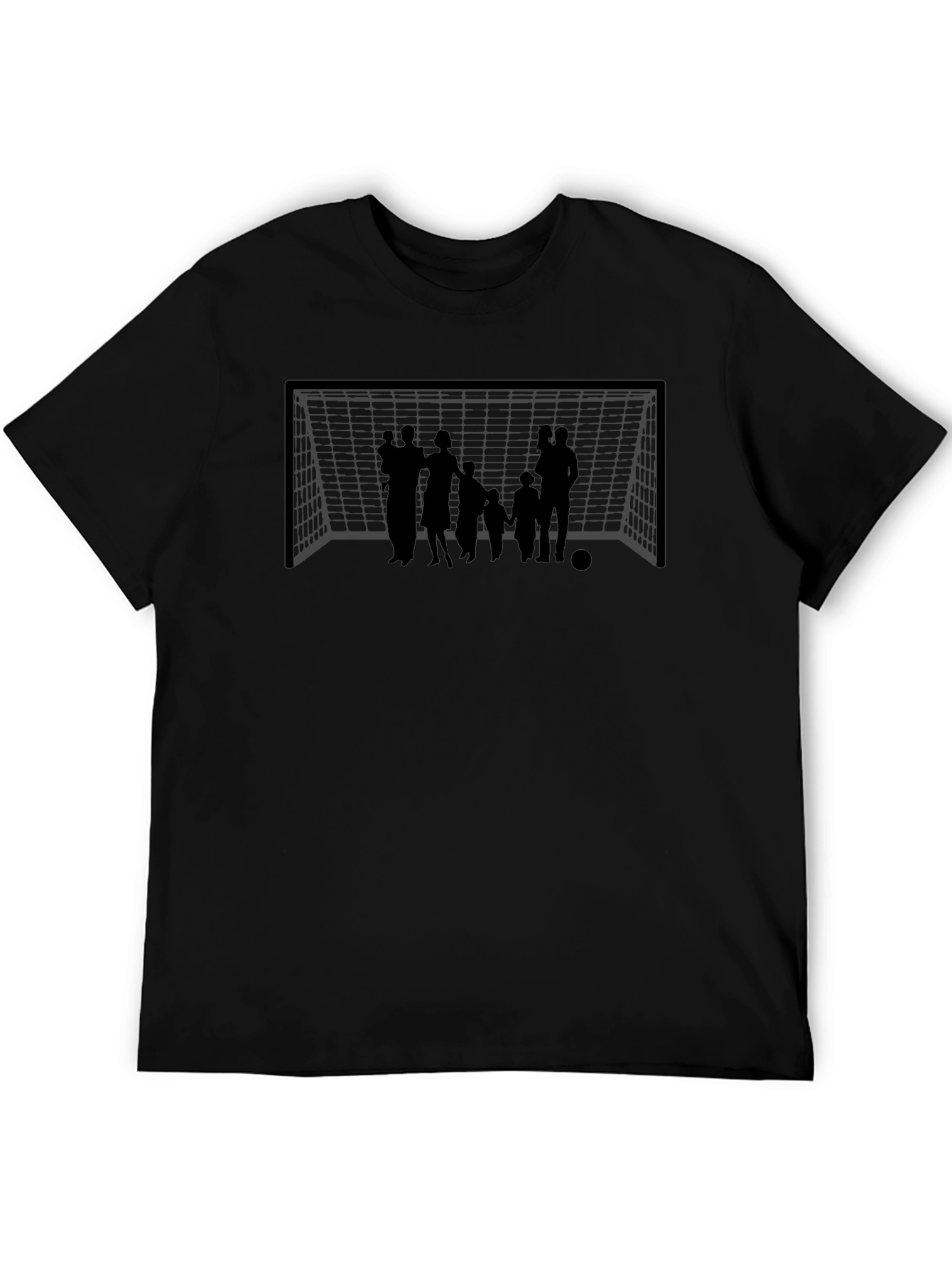 Family Goal T-Shirt - Black Cotton Tee