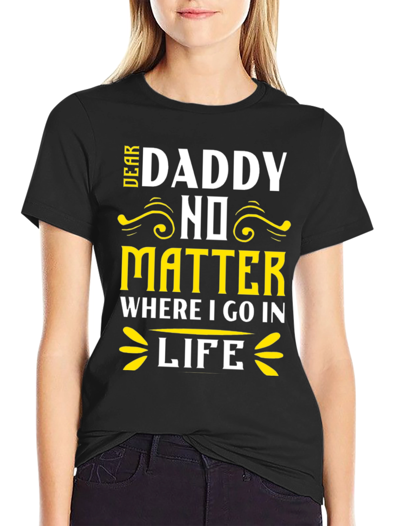 Dear Daddy T-Shirt Fathers Day Gift