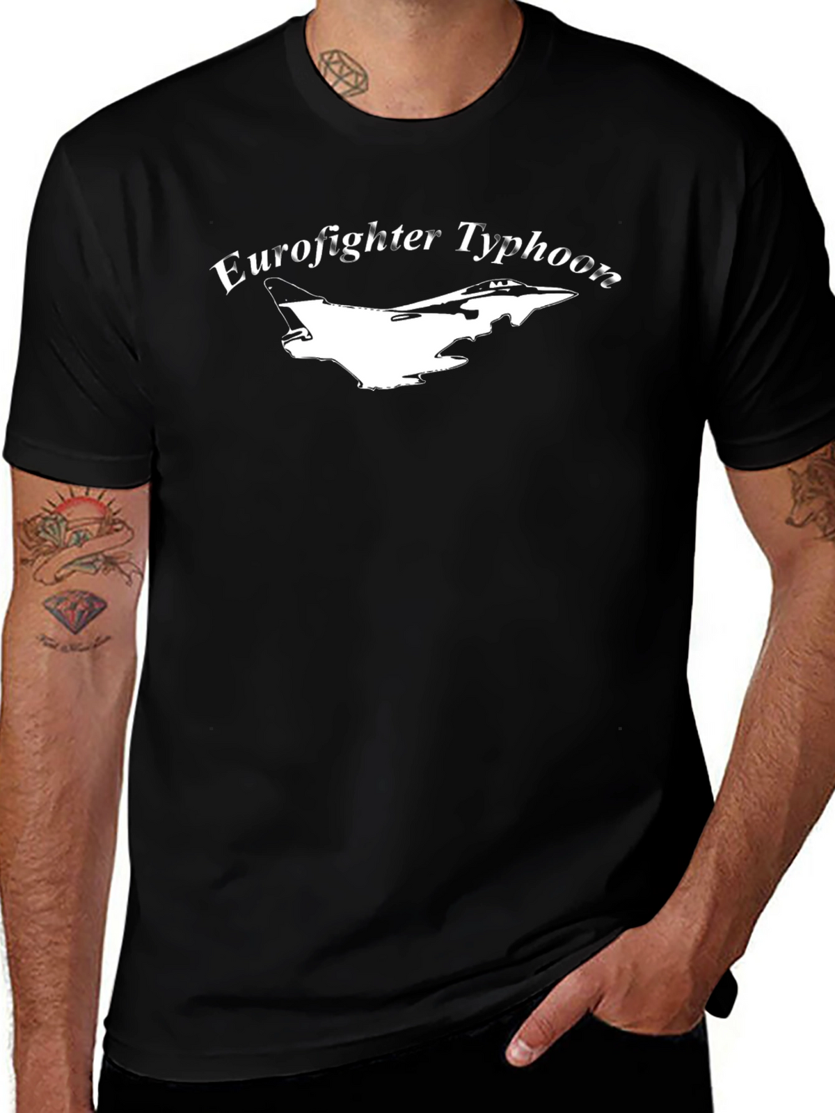 Eurofighter Typhoon Graphic T-Shirt - Black