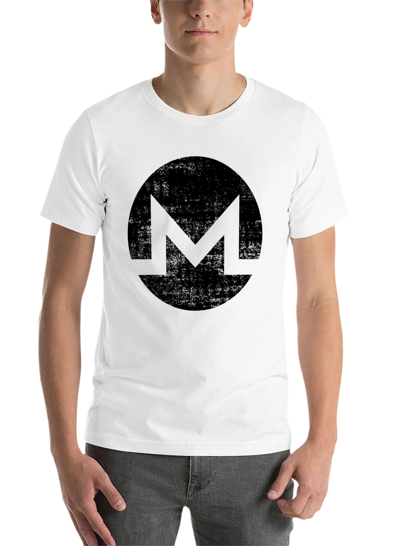 Monero Circle Logo Black T-Shirt