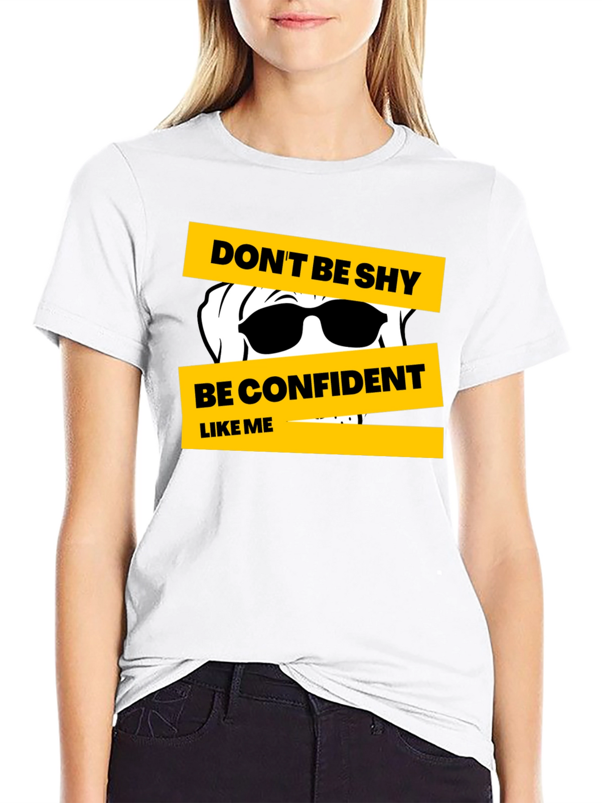 Dont Be Shy Graphic Tee - Confident Style