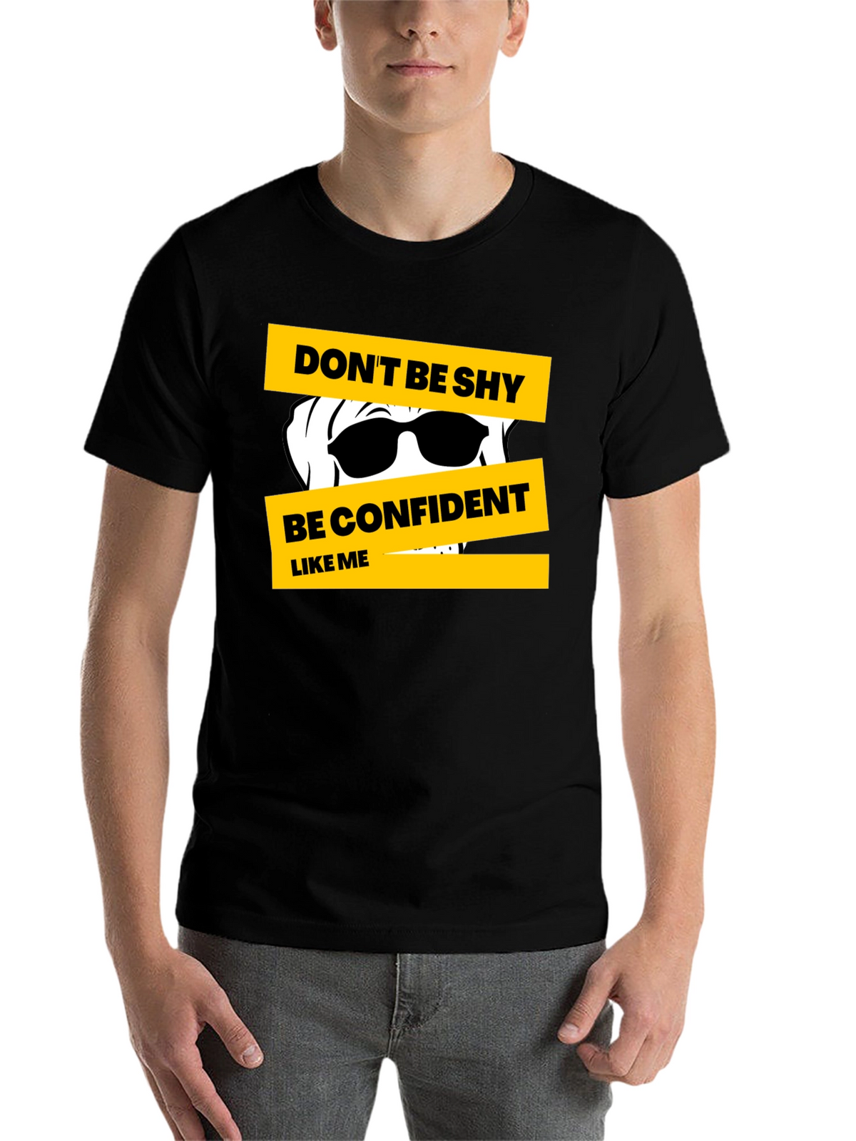 Dont Be Shy Graphic Tee - Confident Style