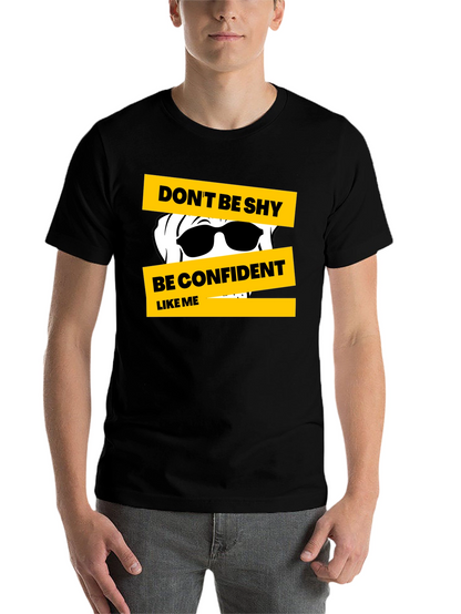 Dont Be Shy Graphic Tee - Confident Style