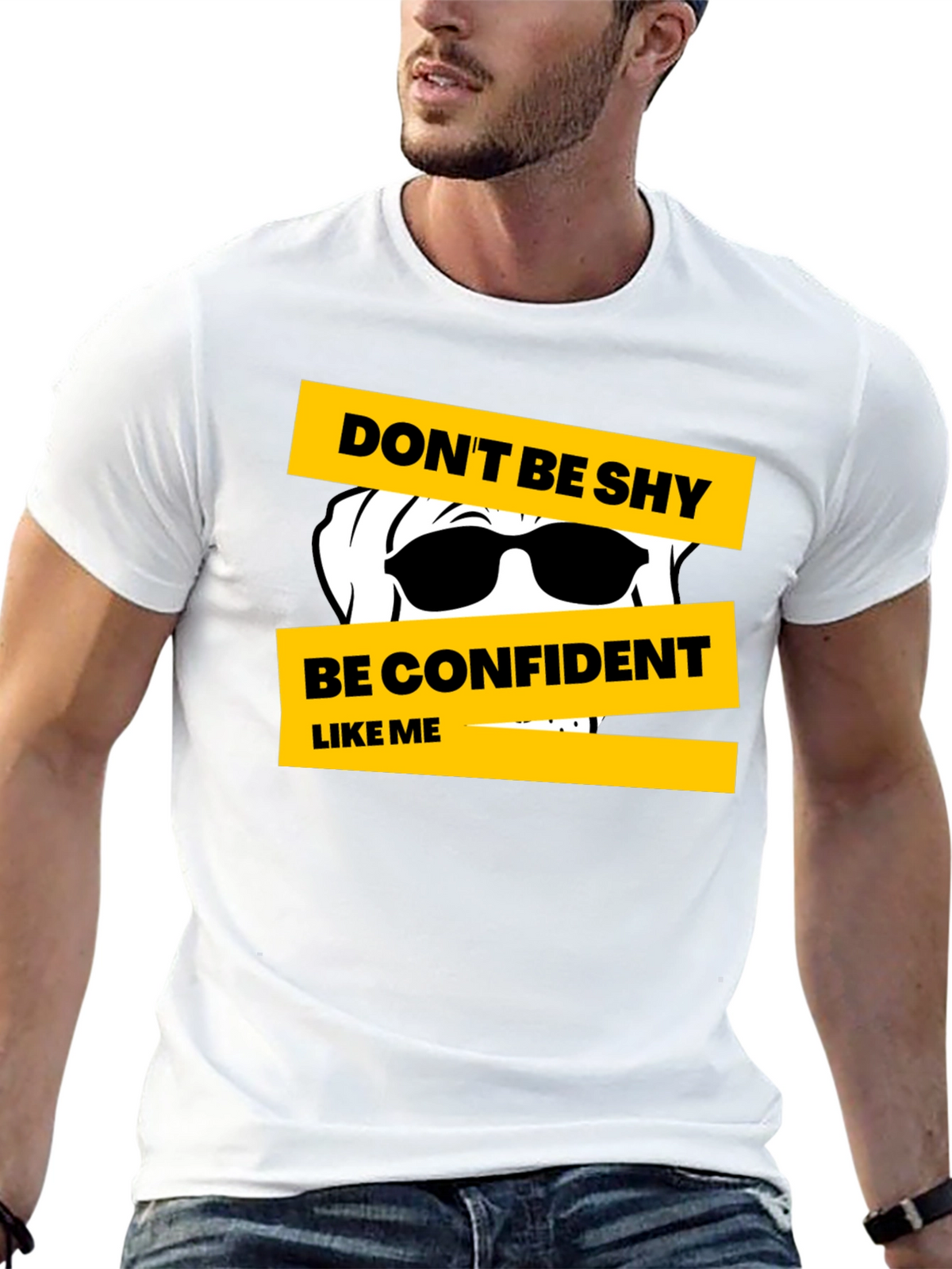 Dont Be Shy Graphic Tee - Confident Style