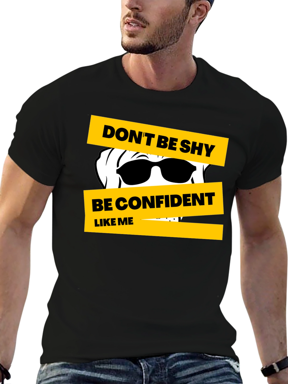Dont Be Shy Graphic Tee - Confident Style