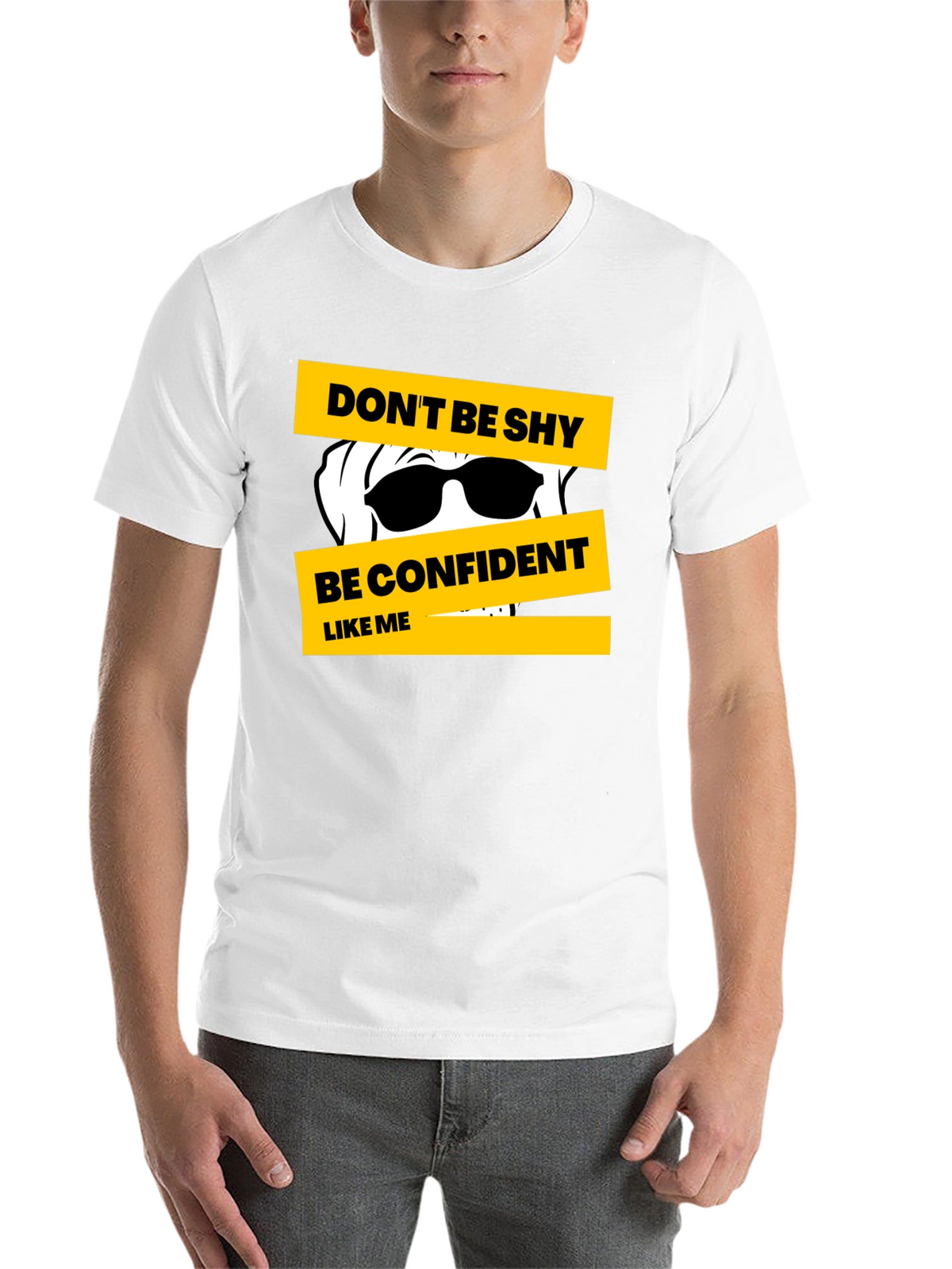 Dont Be Shy Graphic Tee - Confident Style