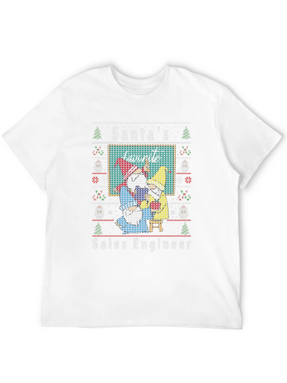 Santas Favorite Sales Engineer Ugly Christmas Sweater T-Shirt