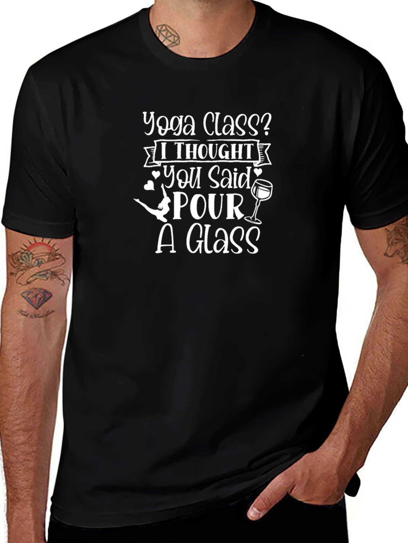 Yoga Class? Pour a Glass T-Shirt