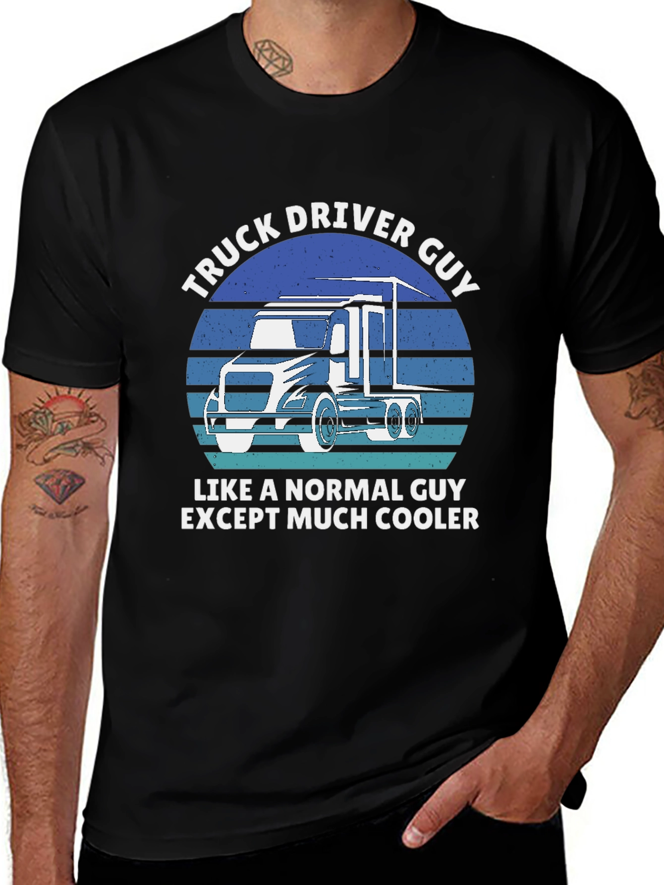 Truck Driver Guy T-Shirt