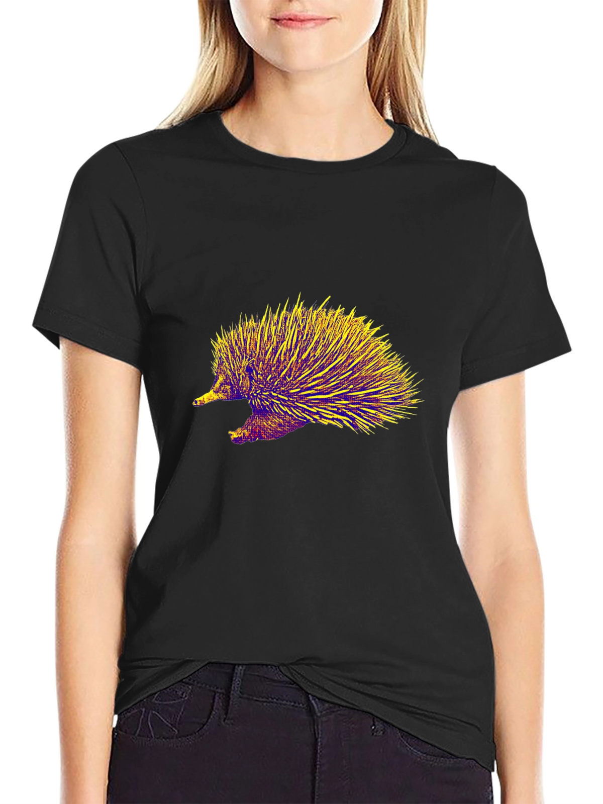 Echidna Graphic Tee - Unique Animal Design