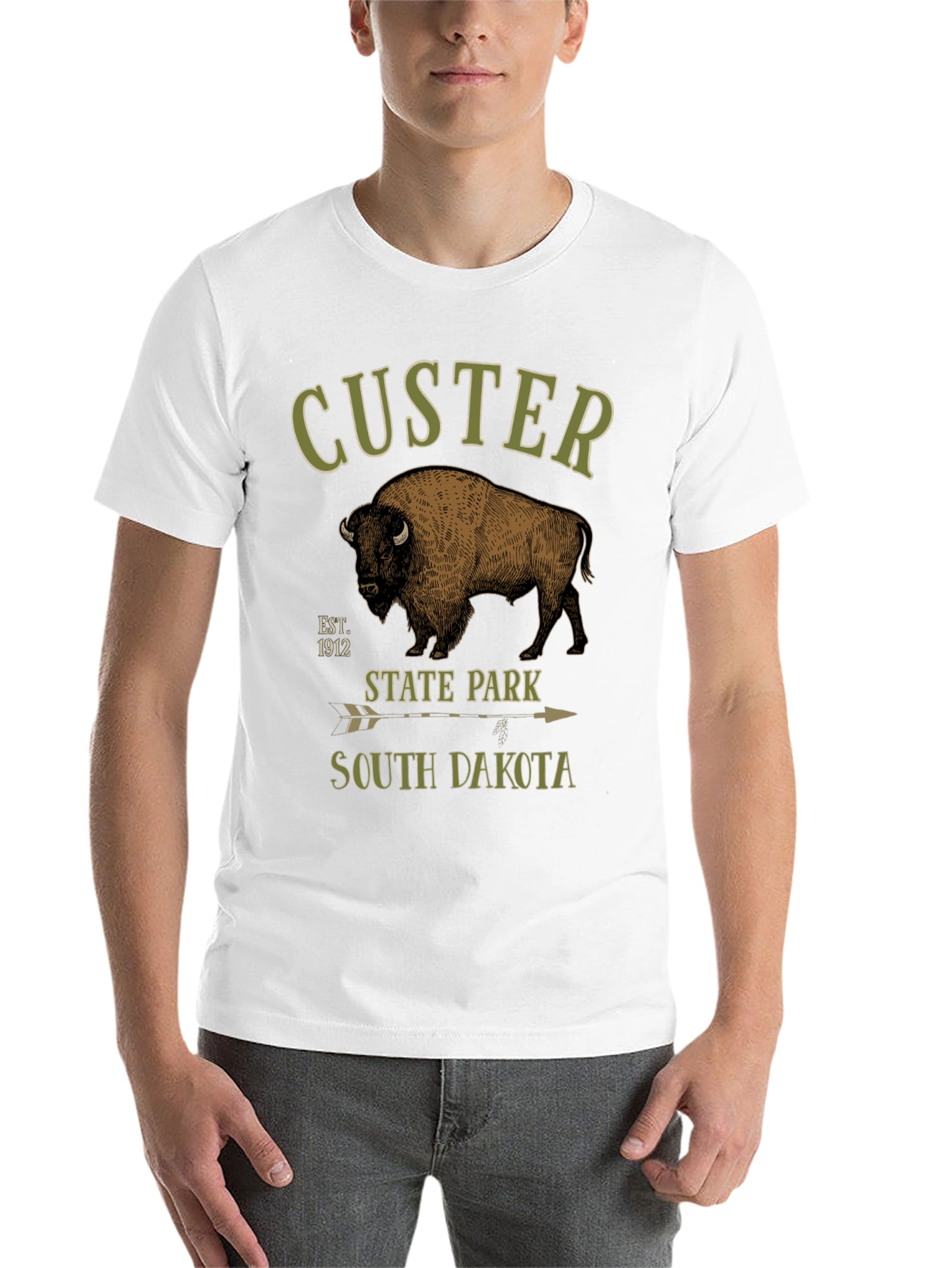 Custer State Park T-Shirt - Bison Design