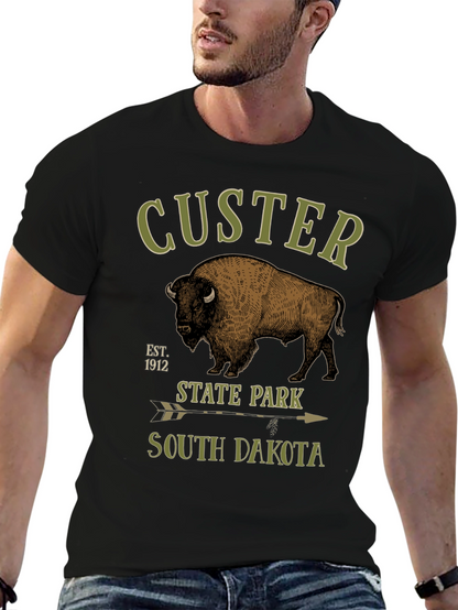 Custer State Park T-Shirt - Bison Design