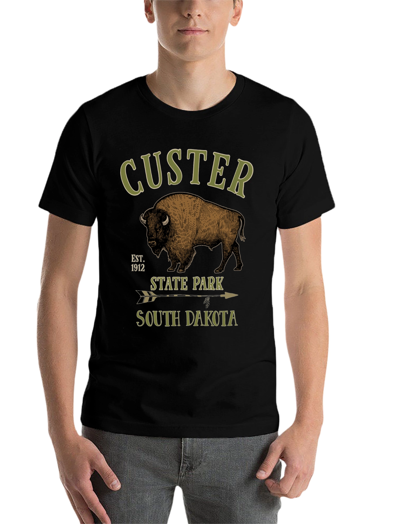 Custer State Park T-Shirt - Bison Design