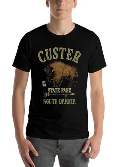 Custer State Park T-Shirt - Bison Design