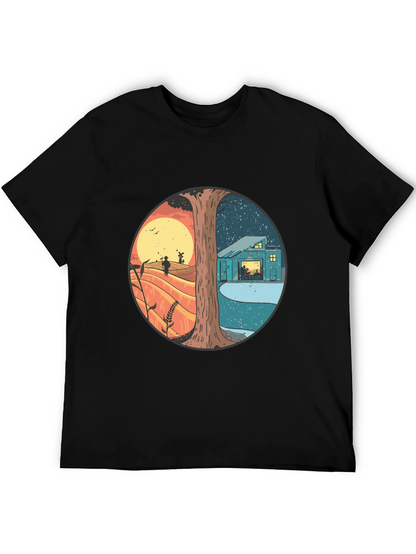 Day & Night Graphic T-Shirt