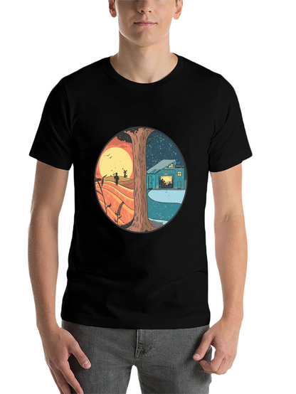 Day & Night Graphic T-Shirt