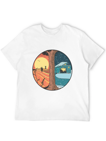 Day & Night Graphic T-Shirt