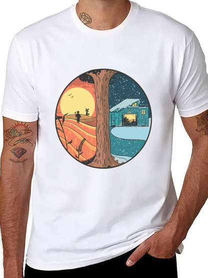 Day & Night Graphic T-Shirt