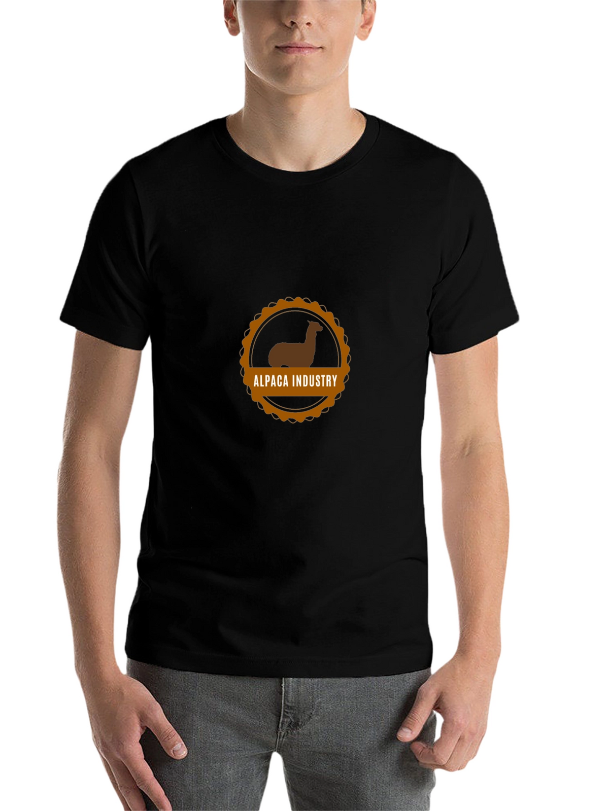 Alpaca Industry T-Shirt - Black