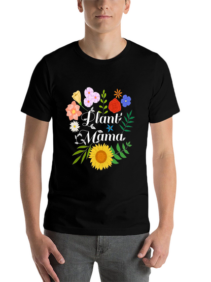 Plant Mama Graphic Tee - Floral Design