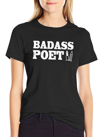 Badass Poet Graphic Tee - Black T-Shirt