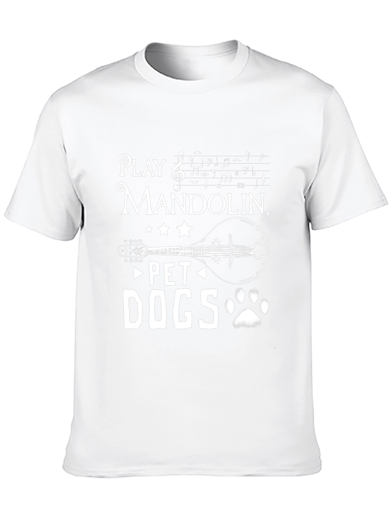 Play Mandolin Pet Dogs - Graphic T-Shirt