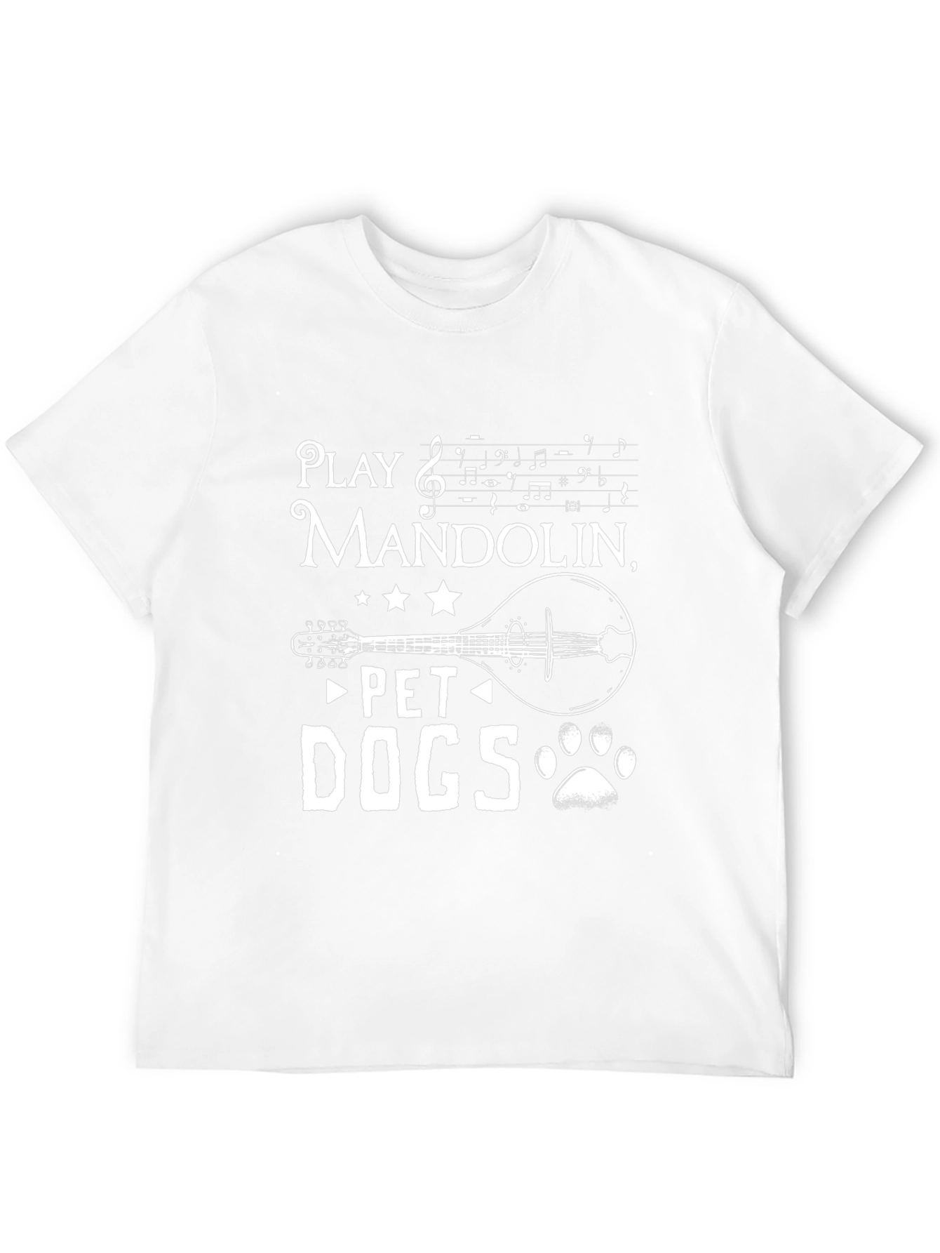 Play Mandolin Pet Dogs - Graphic T-Shirt