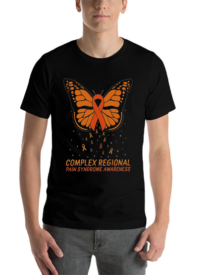 CRPS Awareness Butterfly Ribbon T-Shirt