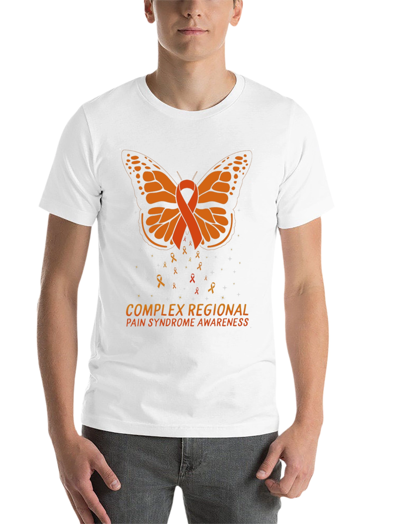 CRPS Awareness Butterfly Ribbon T-Shirt