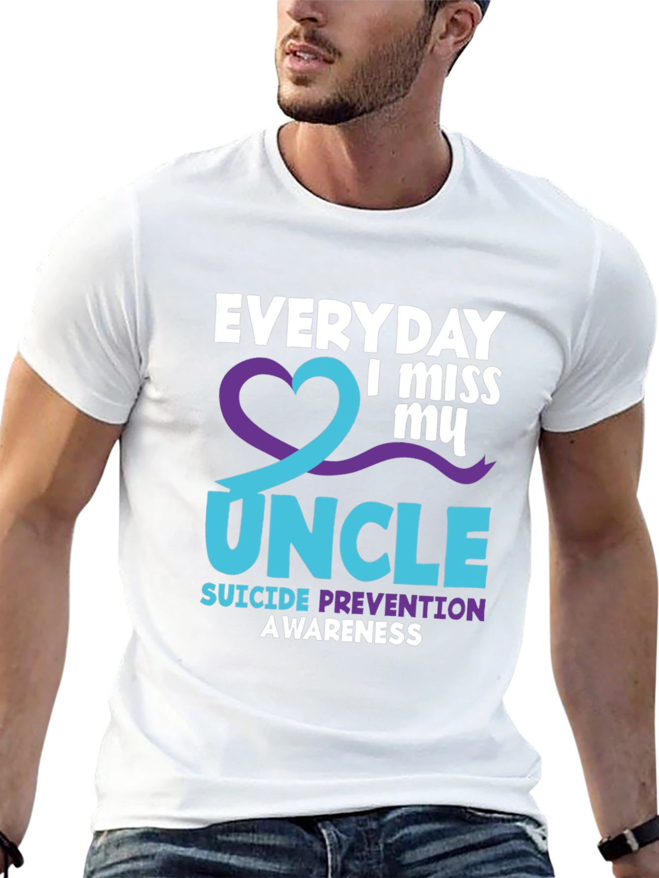 Everyday I Miss My Uncle Suicide Prevention Awareness T-Shirt