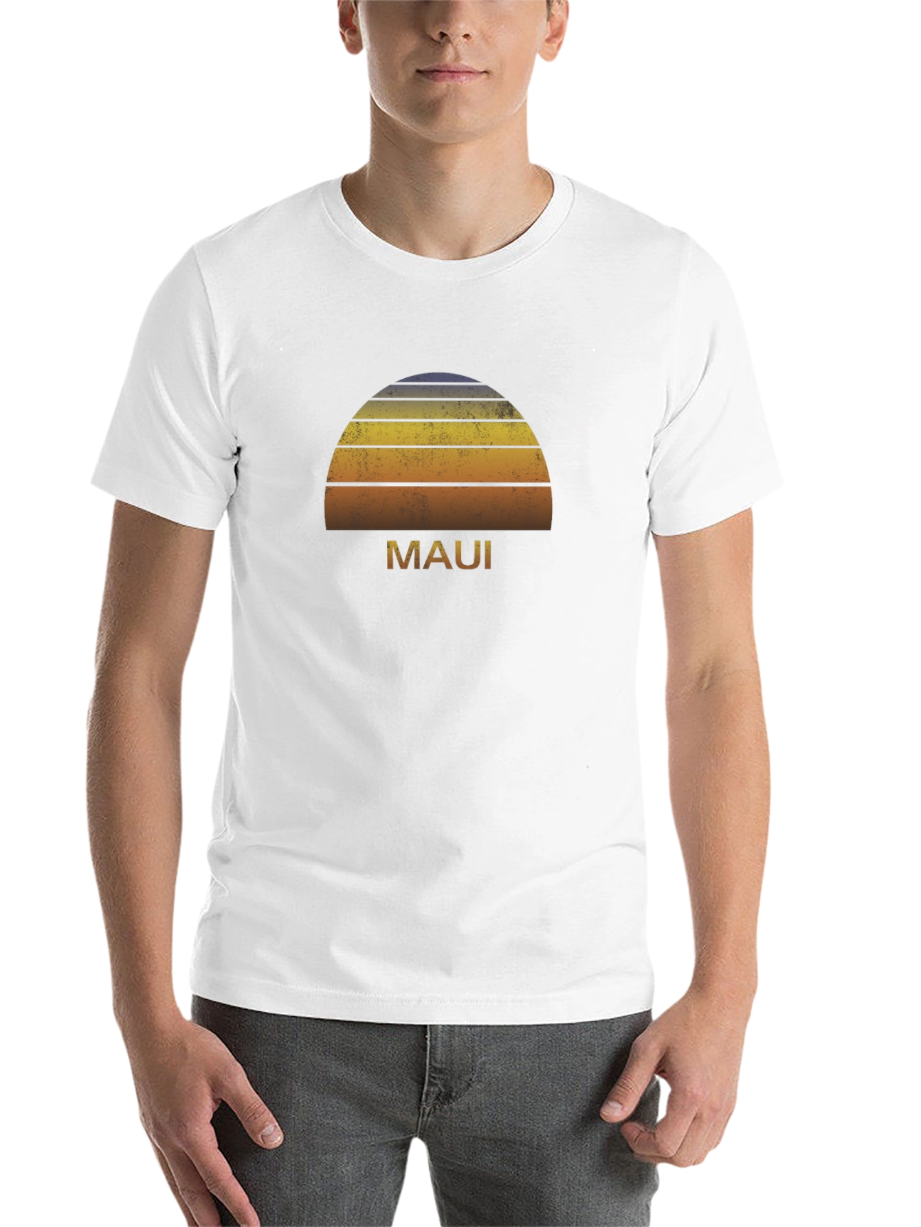 Maui Sunset Graphic Tee - Island Vibes