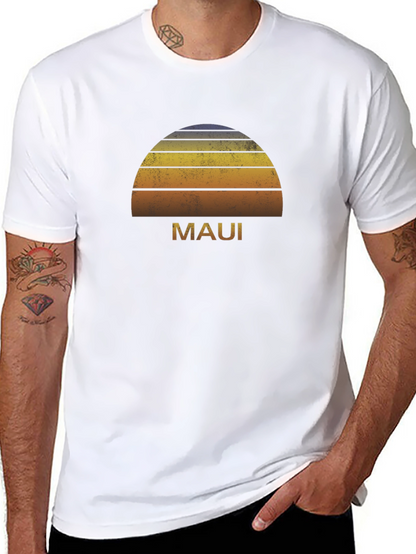 Maui Sunset Graphic Tee - Island Vibes
