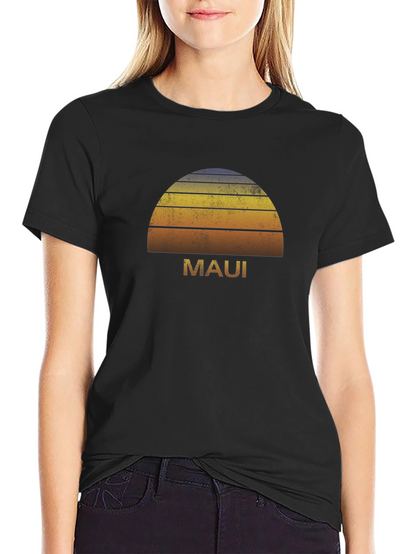 Maui Sunset Graphic Tee - Island Vibes