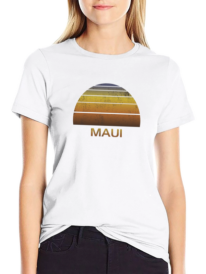 Maui Sunset Graphic Tee - Island Vibes