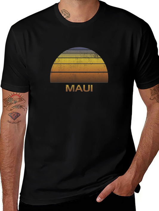 Maui Sunset Graphic Tee - Island Vibes