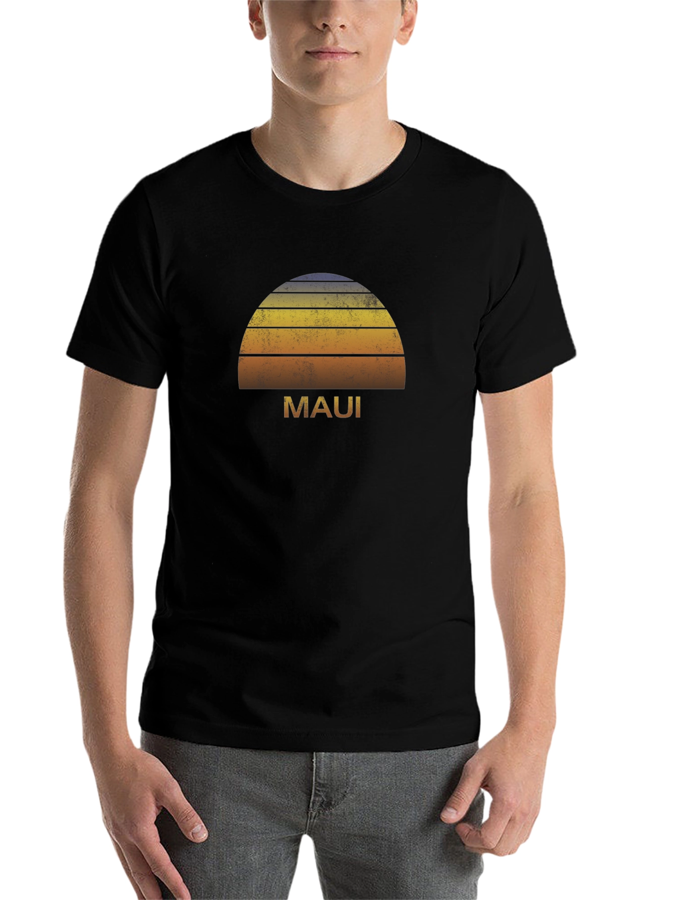 Maui Sunset Graphic Tee - Island Vibes