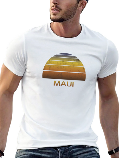 Maui Sunset Graphic Tee - Island Vibes