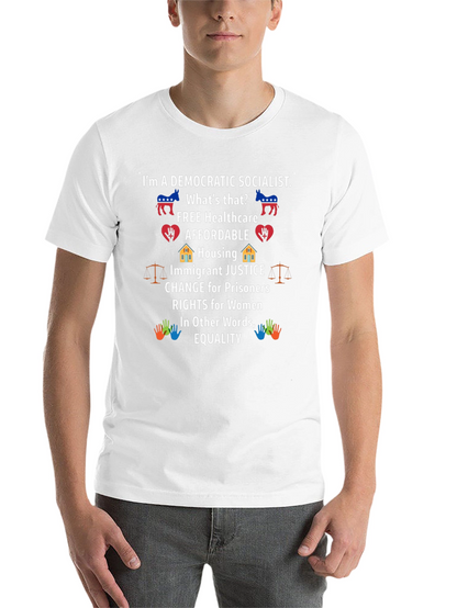 Democratic Socialist T-Shirt Equality and Justice