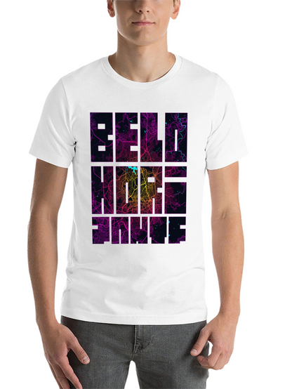 Berlin Neon Map Graphic Tee - Modern Streetwear