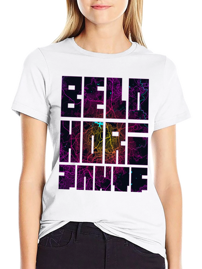 Berlin Neon Map Graphic Tee - Modern Streetwear